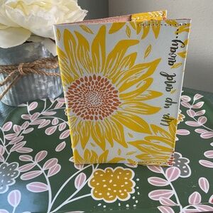 Love Vivid Leather Sunflowers Passport Cover